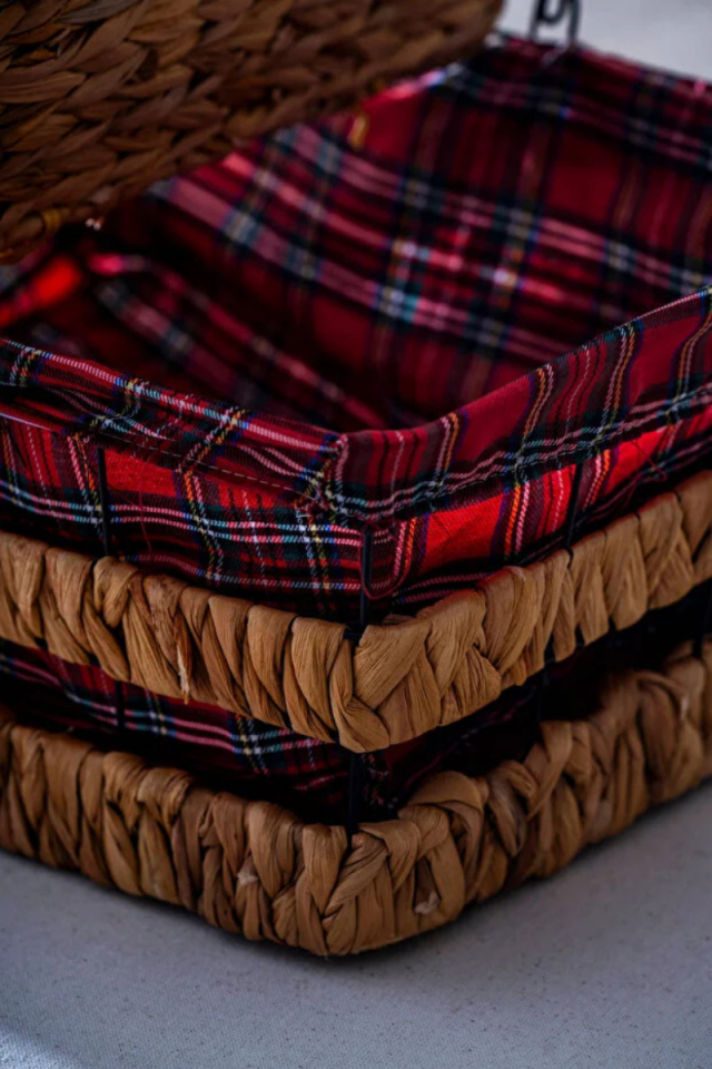 Rustika Nomia Hasır Piknik Sepeti