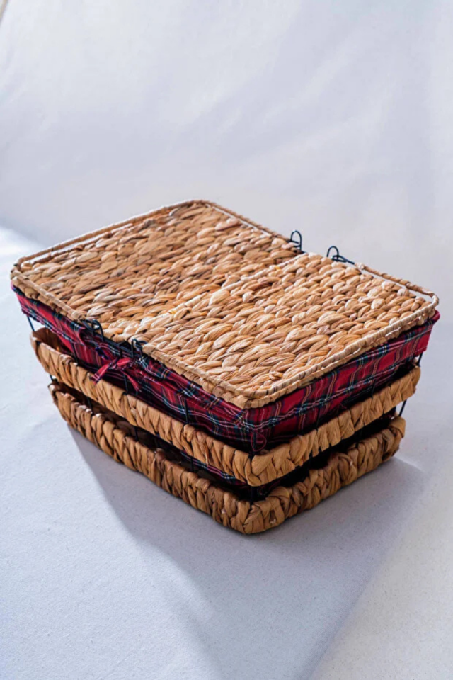 Rustika Nomia Hasır Piknik Sepeti