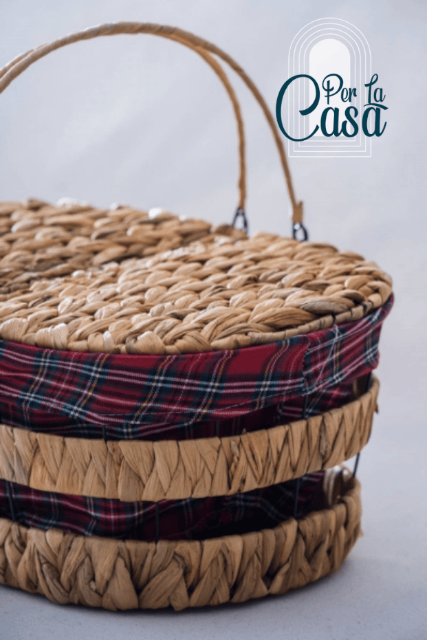 Rustika Nomia Hasır Piknik Sepeti