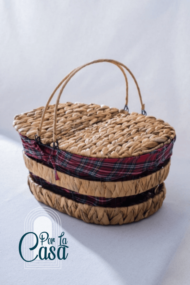 Rustika Nomia Hasır Piknik Sepeti