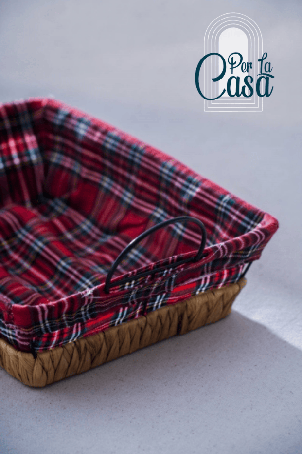 Rustika Nomia Hasır Dikdörtgen Ekmek Sepeti