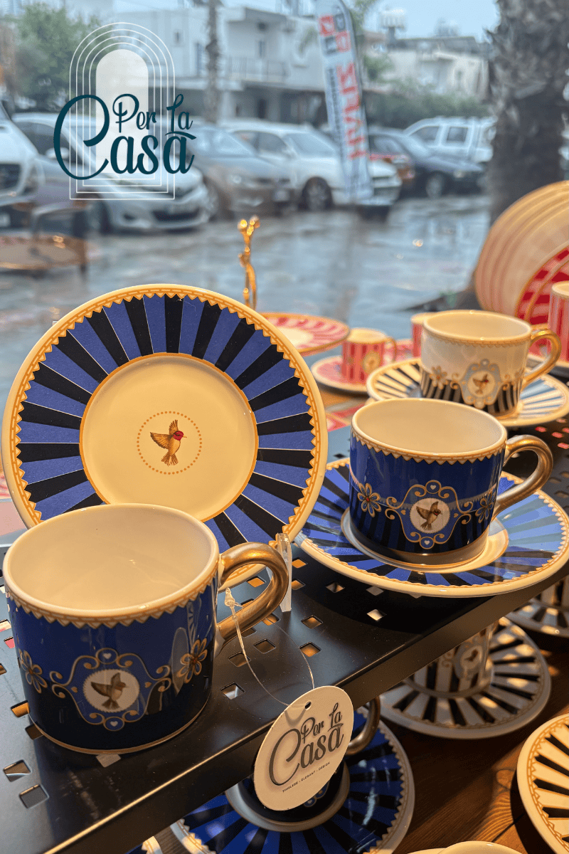Blue Soho 2 Kişilik Double Kahve Fincanı Seti