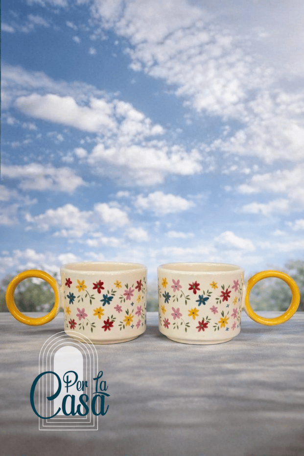 Halka Kulplu 2li Fincan Seti