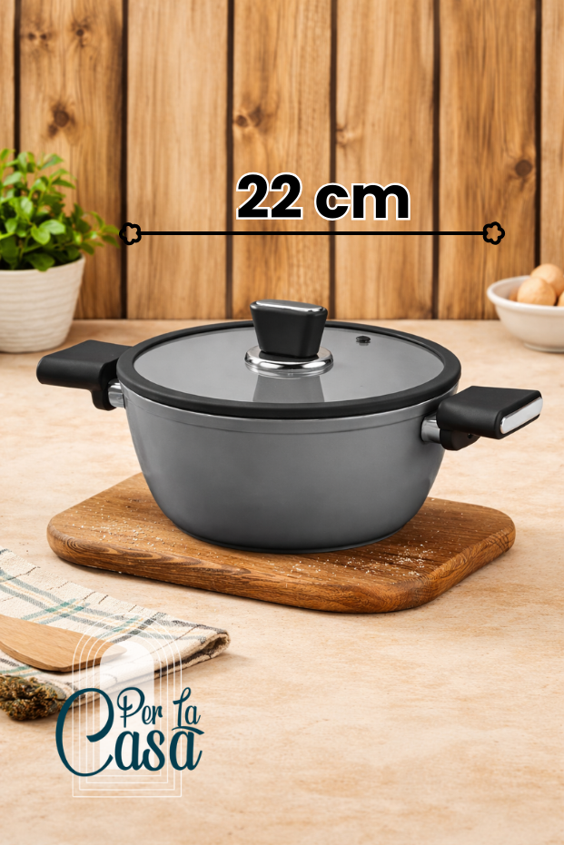 Vista Seramik 22 cm Derin Tencere