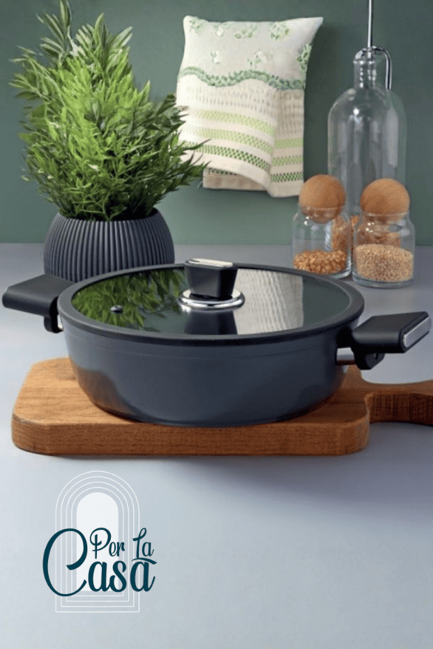 Vista Seramik 26 cm Basık Tencere