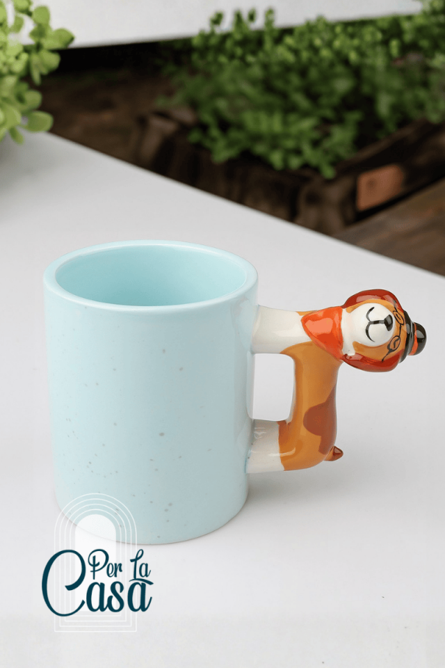 Mavi Köpek Desen Kupa 300ML