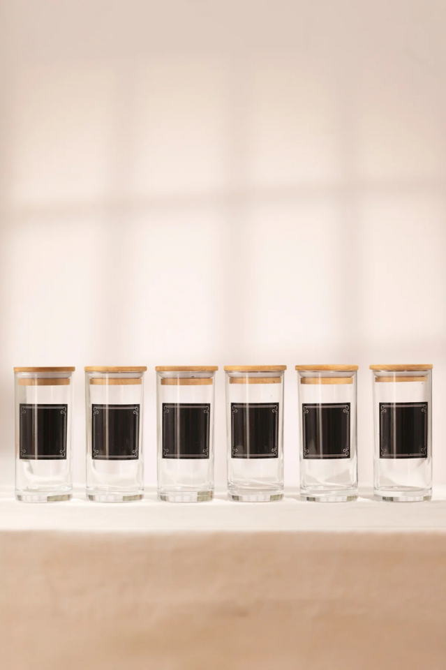 Joy 6lı Baharatlık Seti Kendinden Kalemli