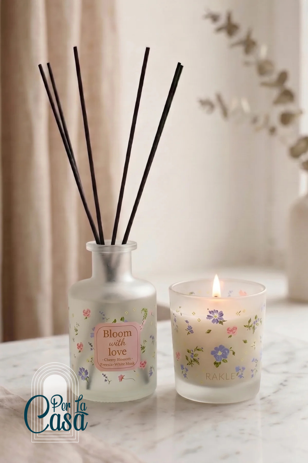 Bloom Love Oda Kokusu ve Mum Seti