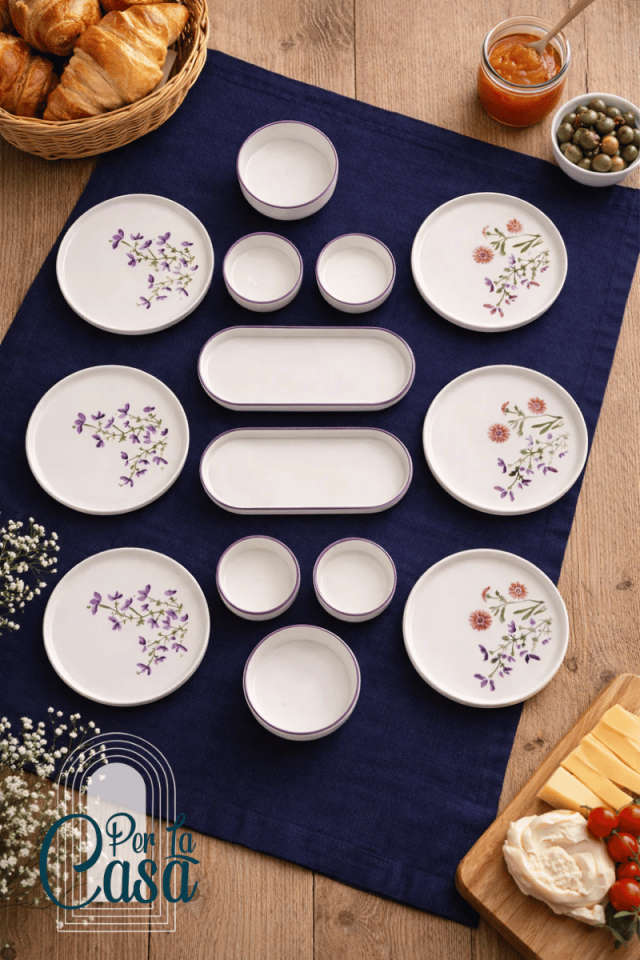 Gardenia 14 Parça 6 Kişilik Kahvaltı Takımı