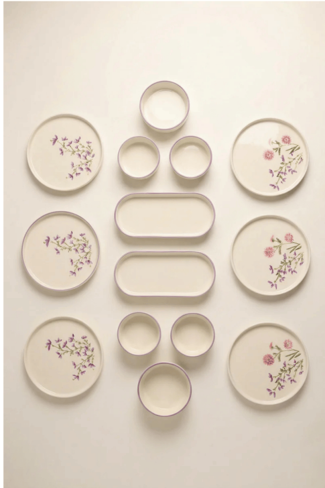 Gardenia 14 Parça 6 Kişilik Kahvaltı Takımı