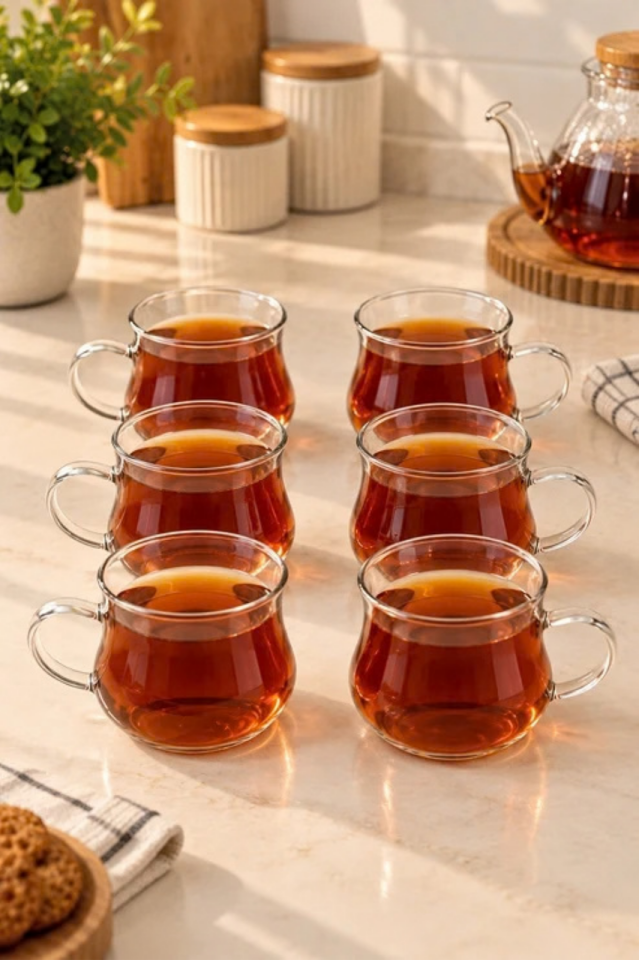 Borosilikat Çay Fincanı